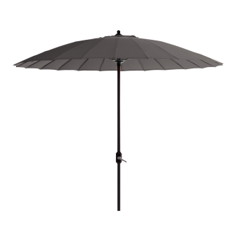 Umbrela de terasa Columbia rotunda, diametru 260 cm, cadru antracit, gri