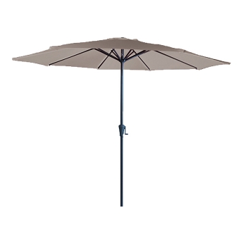 Umbrela de terasa Pisa rotunda, diametru 300 cm, cadru antracit, bej