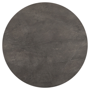 Blat de masa pentru exterior Nereta rotund, diametru 70 cm, gri