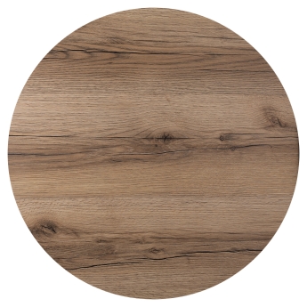 Blat de masa pentru exterior Woody rotund, diametru 100 cm, maro