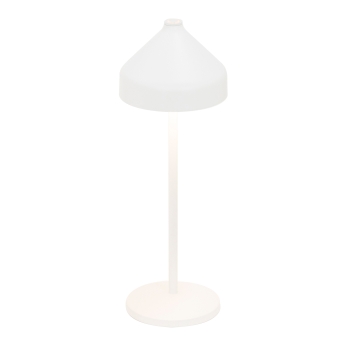 Lampa de masa Amelie reincarcabila, 34 cm, alb