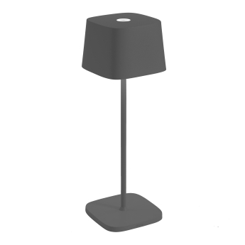 Lampa de masa Ofelia reincarcabila, 29 cm, antracit