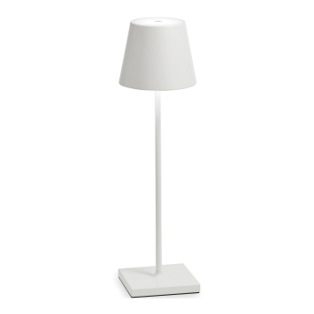 Lampa de masa Poldina Pro reincarcabila, alb