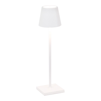 Lampa de masa Poldina Micro reincarcabila, 27.5 cm, alb
