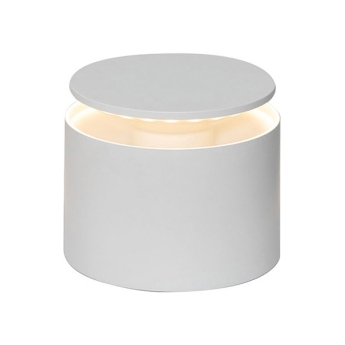 Lampa de masa Push-up reincarcabila, 10 cm, alb
