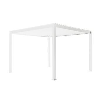 Pergola Reflect pentru gradina si terasa, aluminiu, alb, 3x3 m