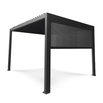 Rulou pentru Pergola Reflect pentru gradina si terasa, textilen si aluminiu, antracit, 4 m