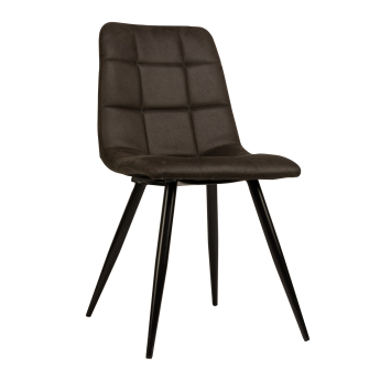 Scaun interior Lauren cu cadru din metal, antracit