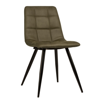 Scaun interior Lauren cu cadru din metal, verde