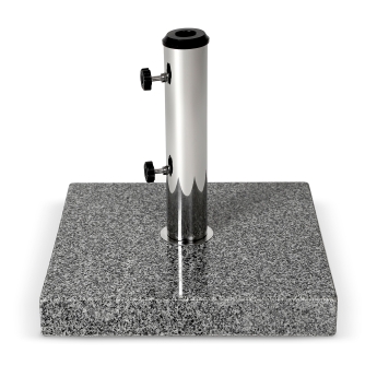 Suport granit pentru umbrela de terasa, 40 x 40 cm, 25 kg