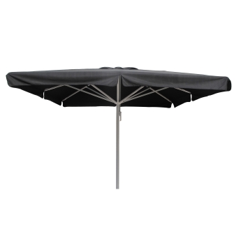 Umbrela de terasa Karin 400 x 400 cm, cadru gri, negru