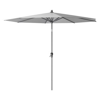 Umbrela de terasa Platinum Riva, diametru 300 cm, gri deschis
