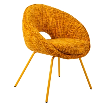 Scaun interior Samba, cadru metal, galben