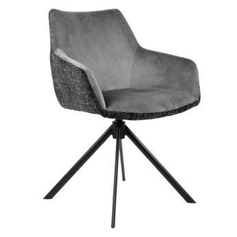 Scaun interior Corazon pivotant, cadru metal negru, antracit