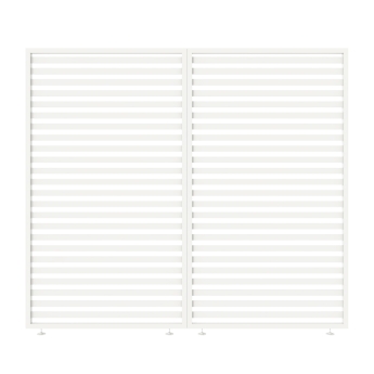 Panou pentru pergolele Aplux Pro si ProMax, aluminiu, alb, 3 m