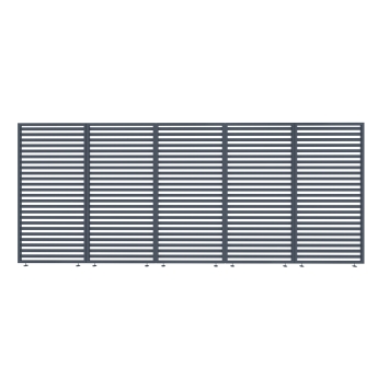 Panou pentru pergolele Aplux Pro si ProMax, aluminiu, antracit, 6 m