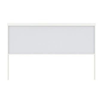 Rulou electric pentru pergolele Aplux Pro si ProMax, textilen si aluminiu, alb, 4 m