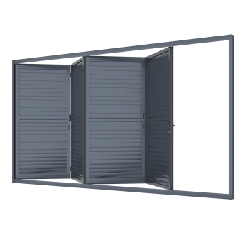 Panou rabatabil reglabil pentru pergolele Aplux Pro si ProMax, aluminiu, antracit, 3 m