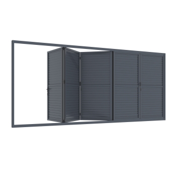 Panou rabatabil reglabil pentru pergolele Aplux Pro si ProMax, aluminiu, antracit, 4 m