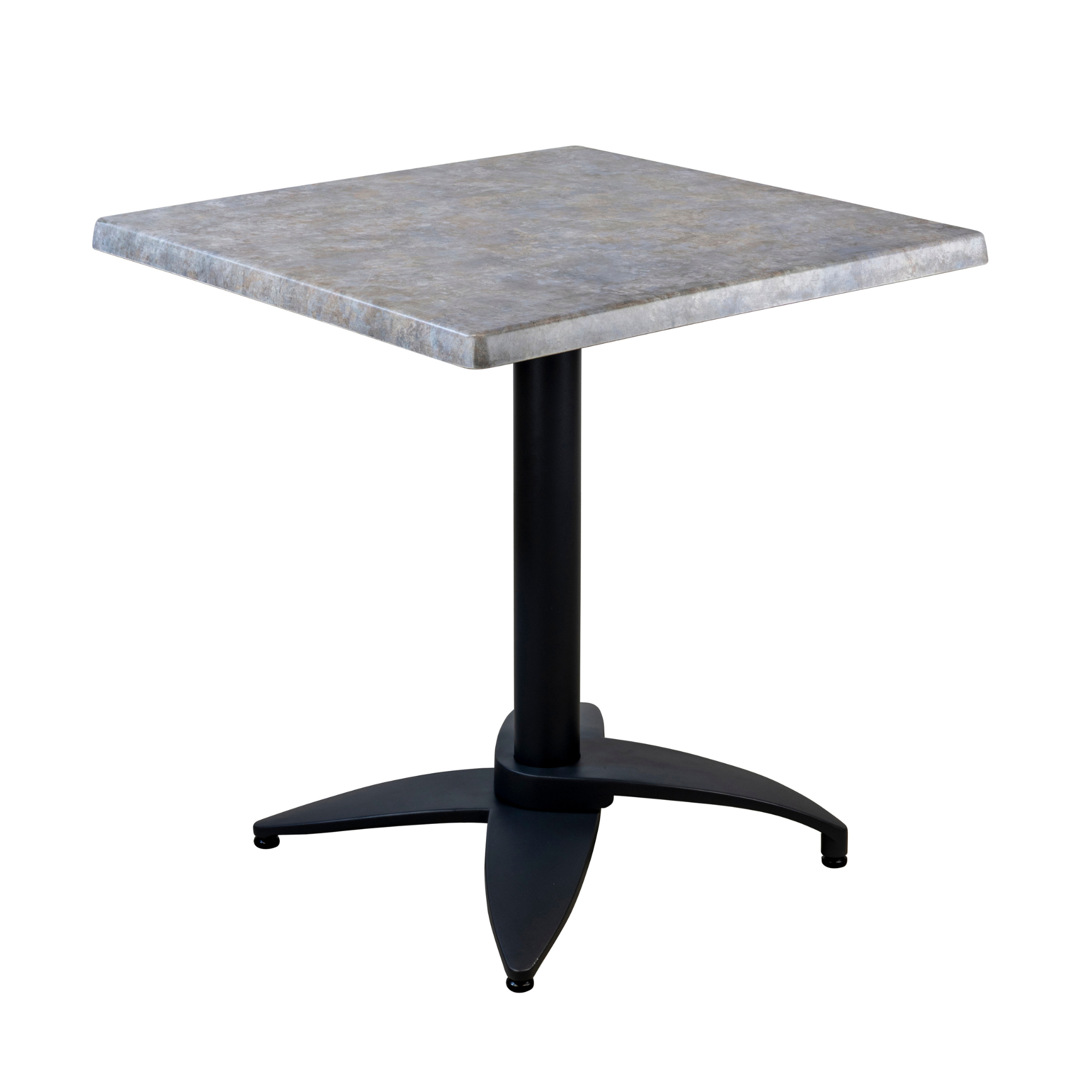 Set de masa pentru balcon si terasa Tora, negru, aluminiu Set de masa pentru balcon si terasa Tora, negru, aluminiu