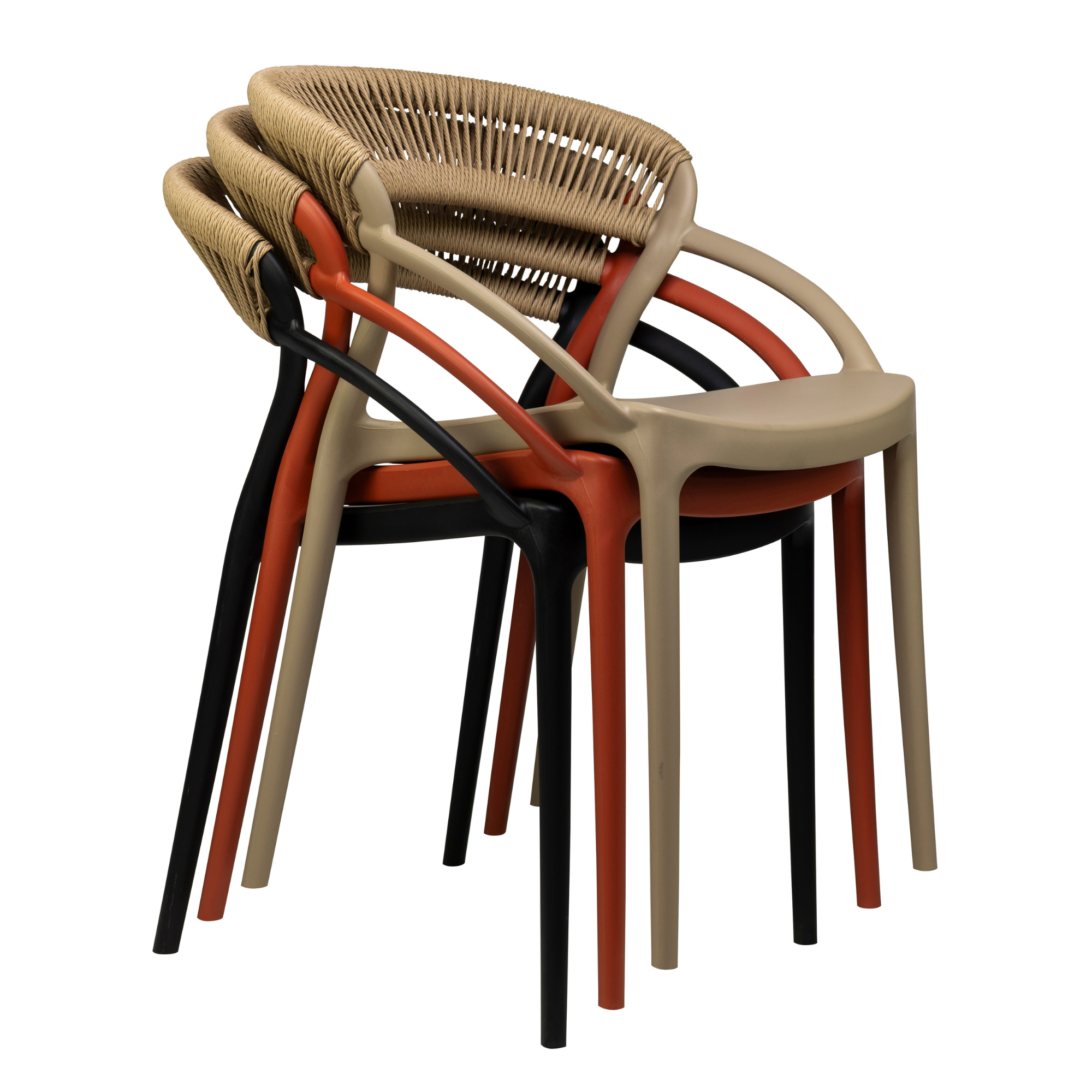 Scaun exterior Riviera cu cadru din polipropilena, stivuibil Scaun exterior Riviera cu cadru din polipropilena, stivuibil